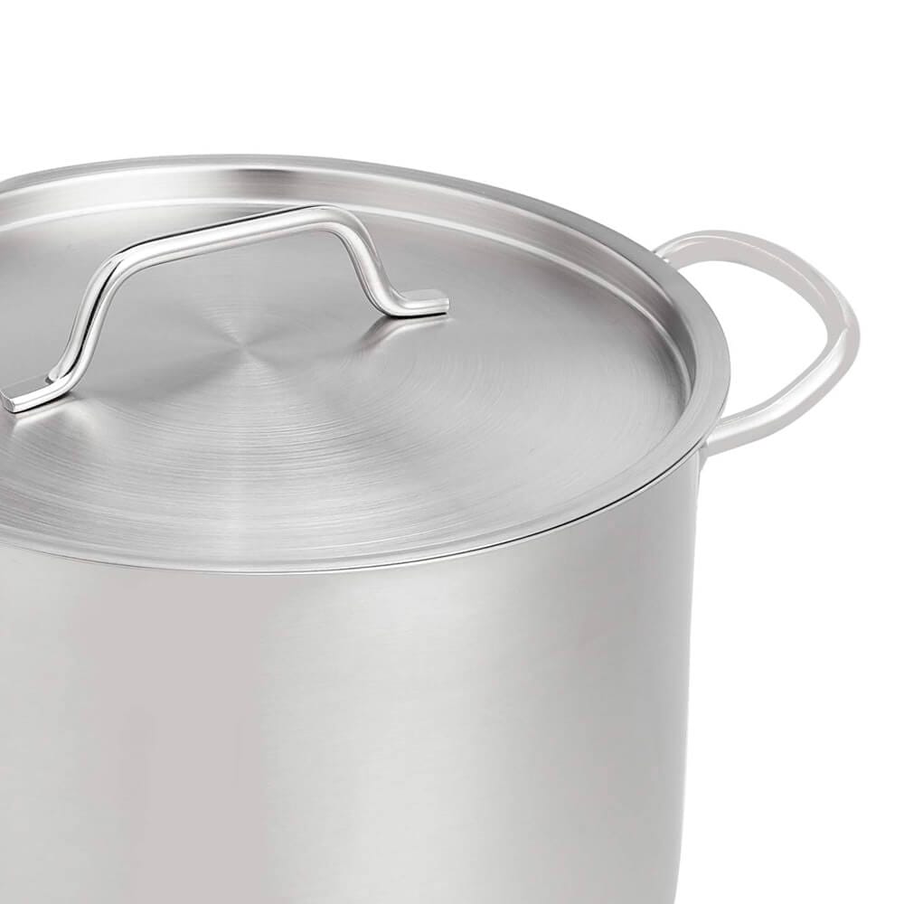 Stainless Steel Aluminum-Clad 10 Quart Stock Pot with Cover