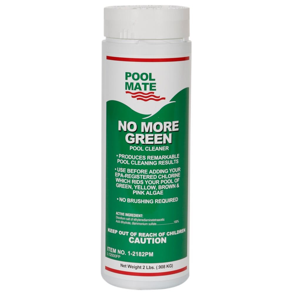 Pool Mate No More Green Pool Cleaner, 2 lbs