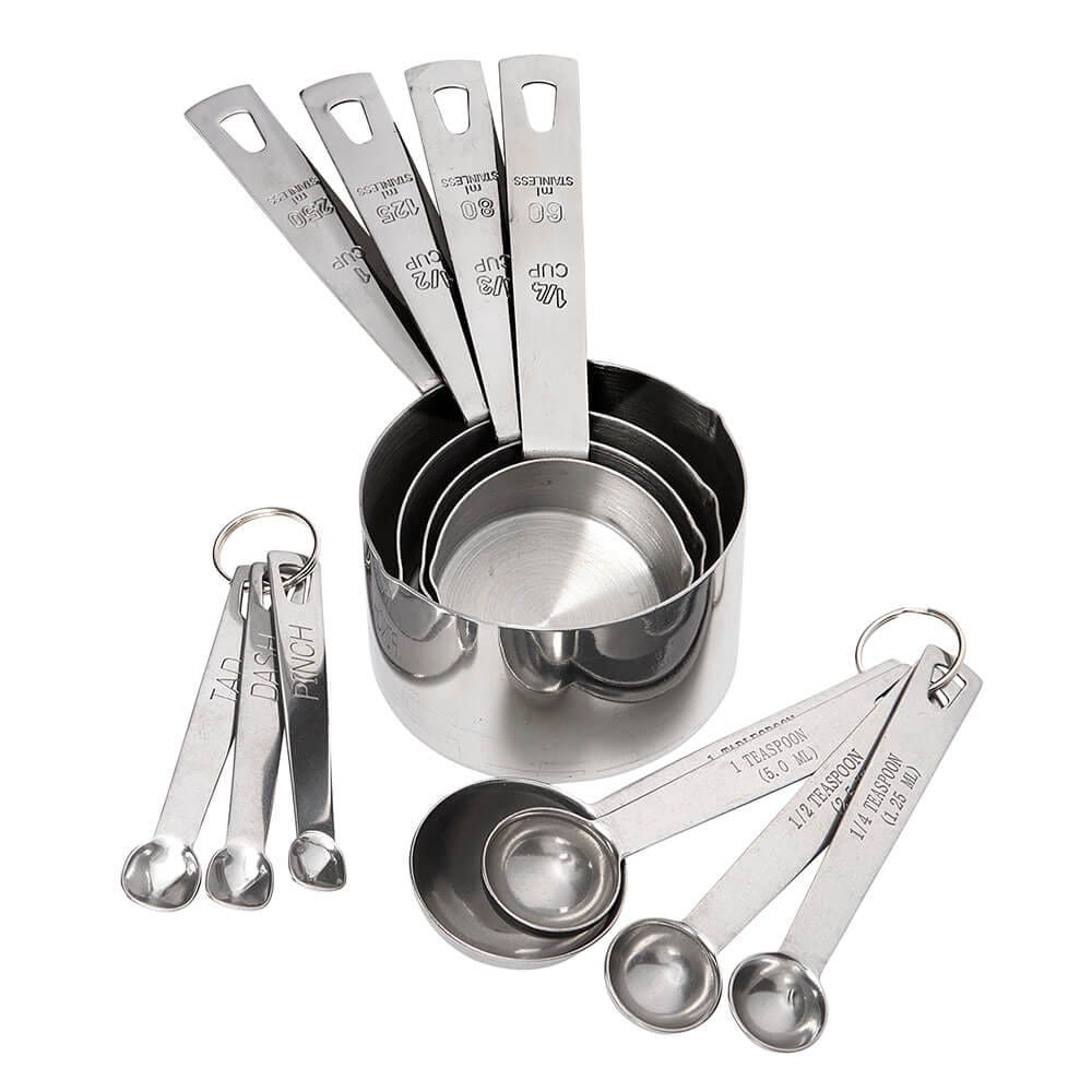 Baker's Secret Stainless Steel Measuring Cups, 11 Piece