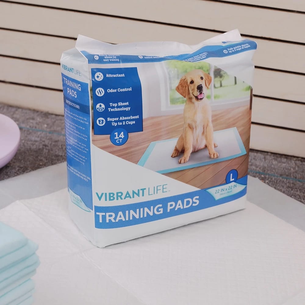 Vibrant Life Large Training Pads, 14 ct, 12-Pack