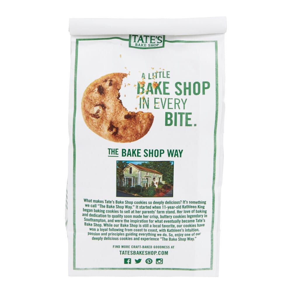 Tate's Bake Shop Gluten-Free Chocolate Chip Cookies, 7 oz