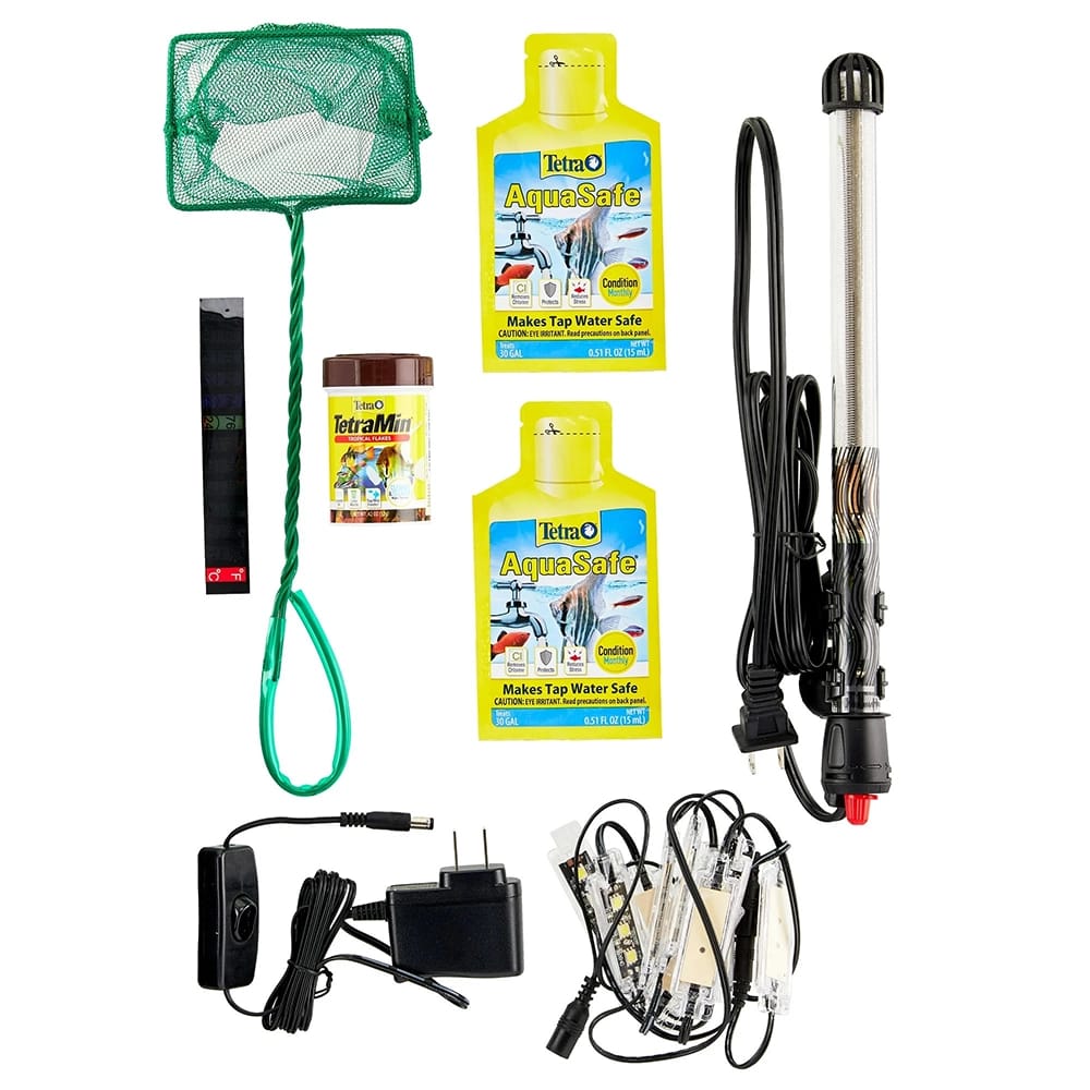 Aqua Culture 55-Gallon Glass Aquarium Starter Kit