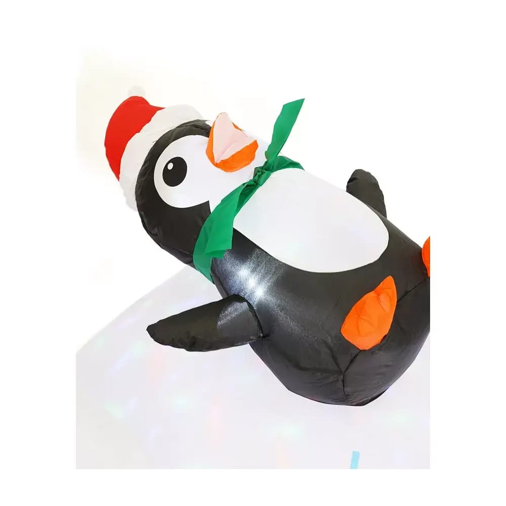 5.5' Polar Bear & Penguins with Igloo Inflatable