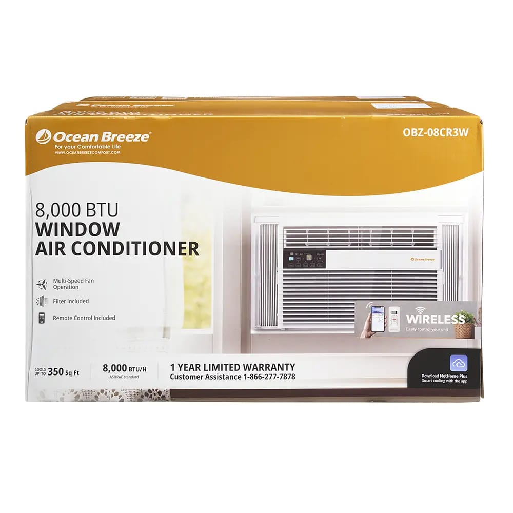 Ocean Breeze 8,000 BTU Window Air Conditioner