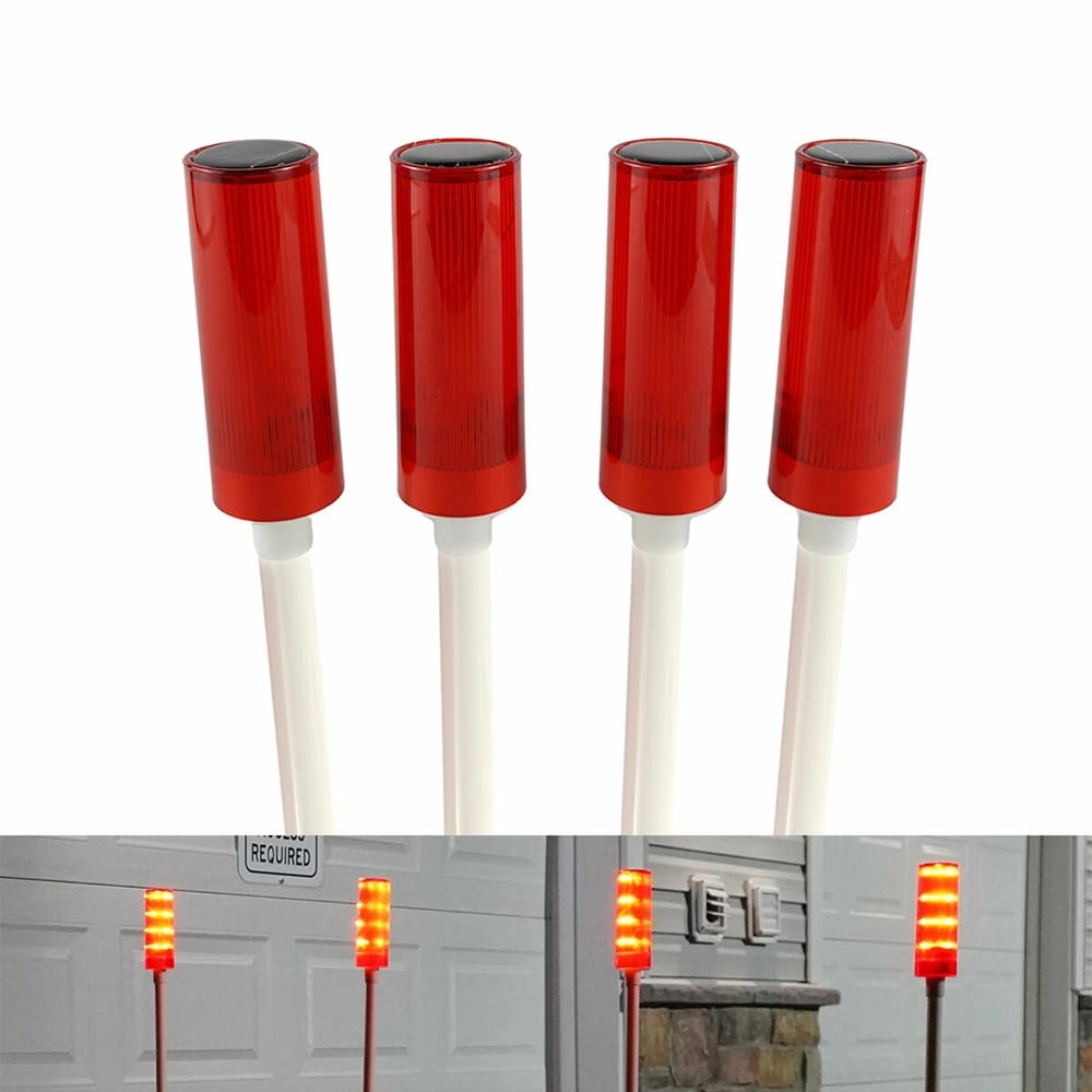 41" Adjustable Solar Driveway Markers, 4 Count