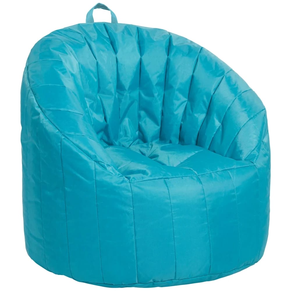 Cali Seashell Bean Bag Chair, Aqua