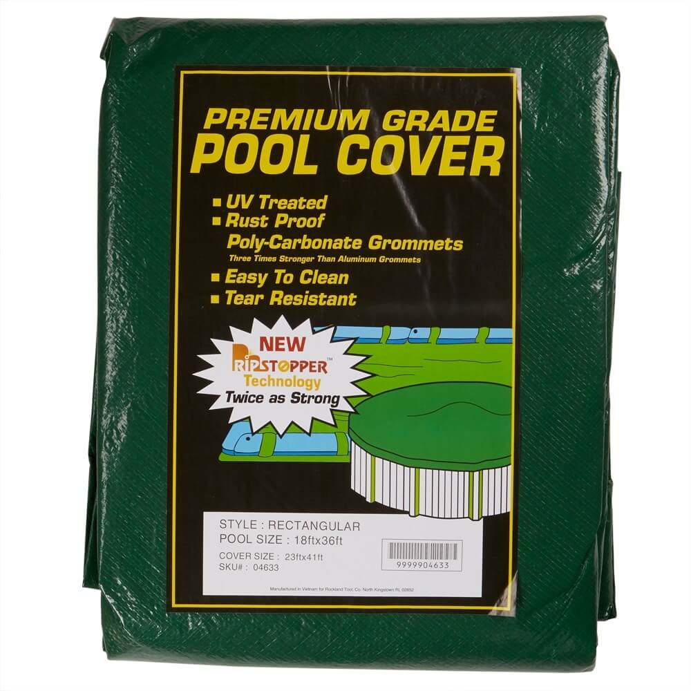 Premium Grade Rectangular Winter Pool Cover, 23' x 41'