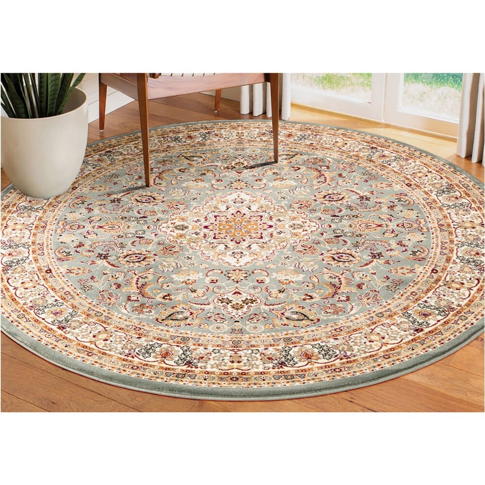 Valencia Area Rug, 5'5" Round 1 Million Point