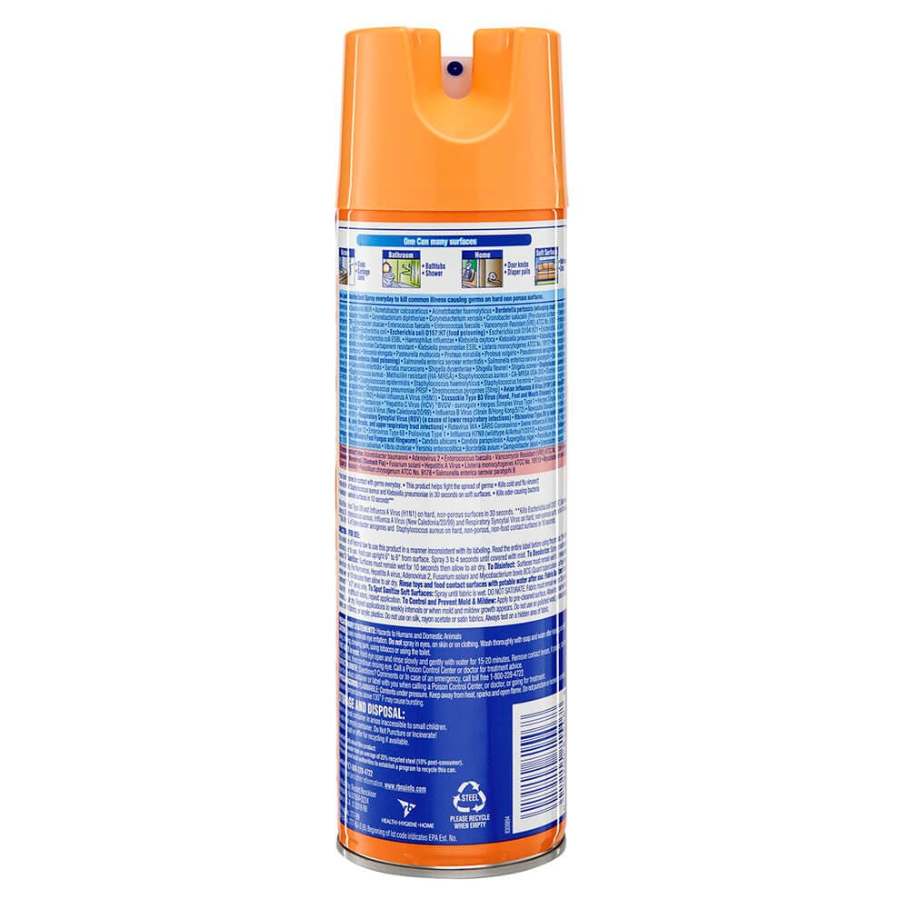 Lysol Citrus Meadows Disinfectant Spray, 19 oz