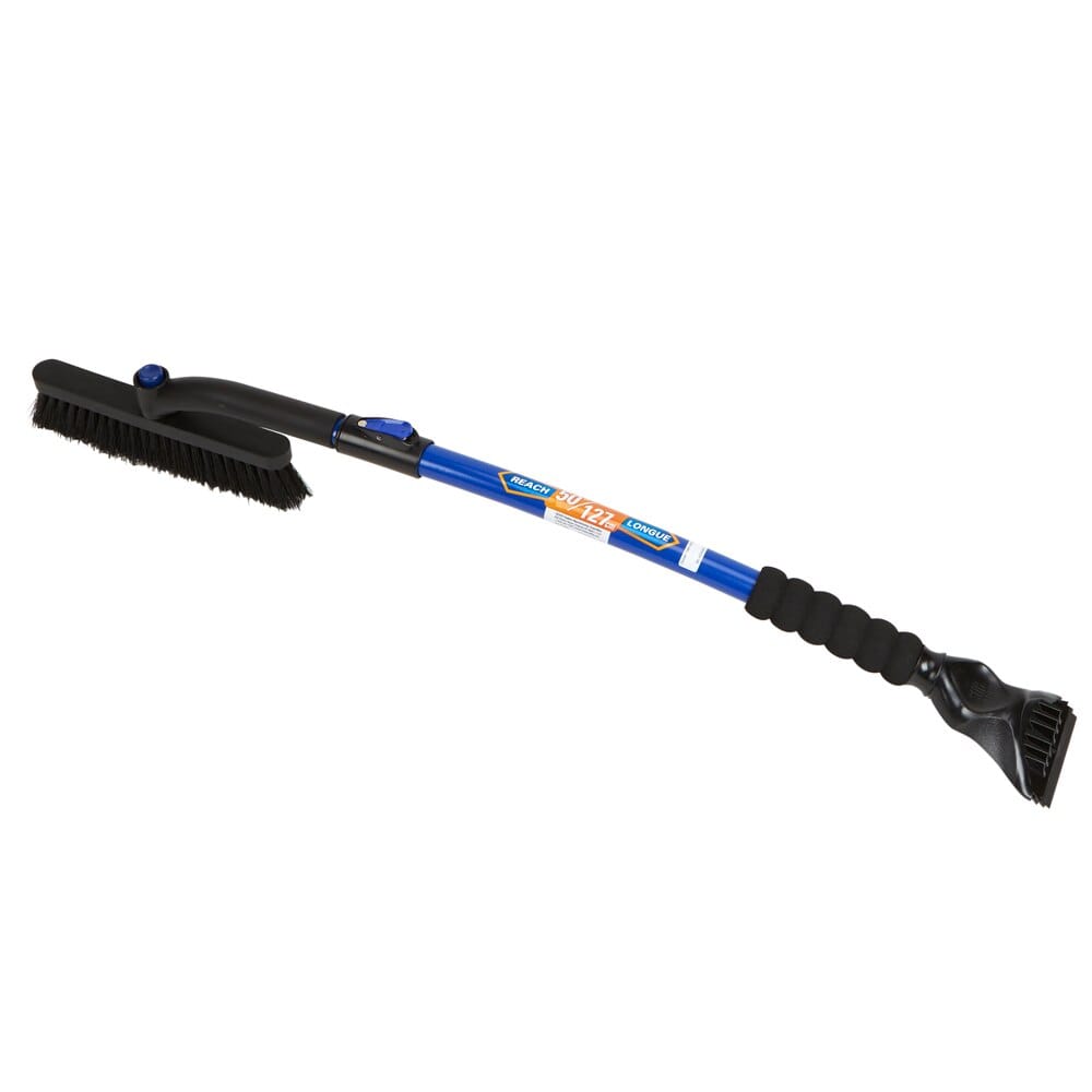 50" Extendable Snow Broom with Scraper