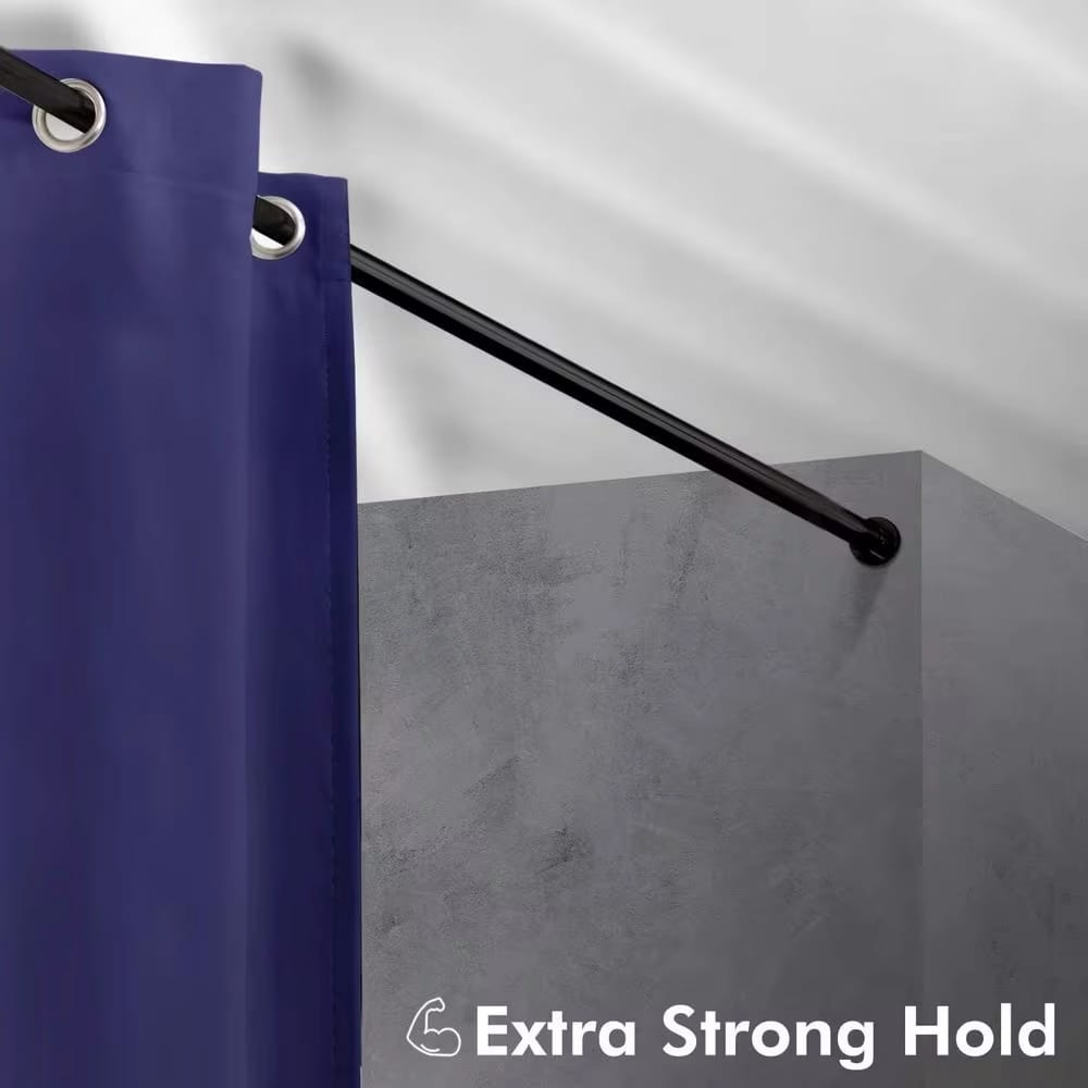 Room/Dividers/Now Tension Curtain Rod, 120"-150", Black