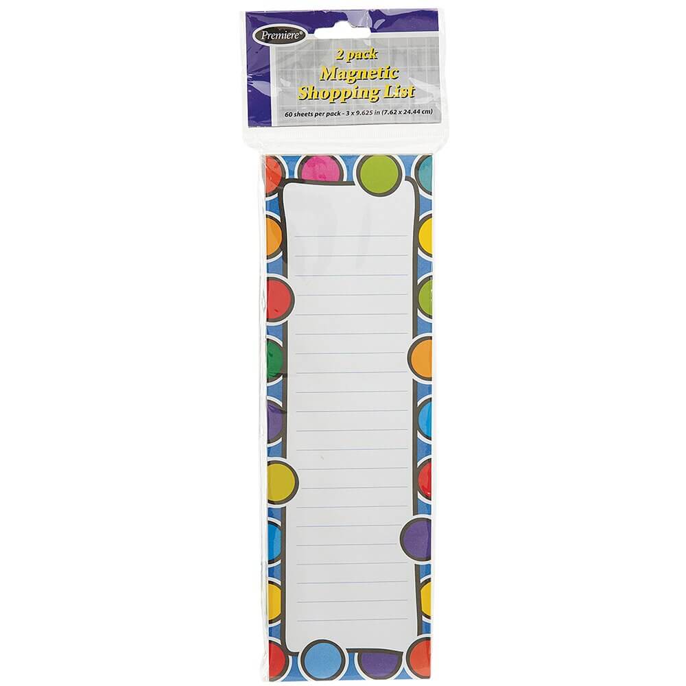 Premiere Magnetic Shopping List, 2-Count