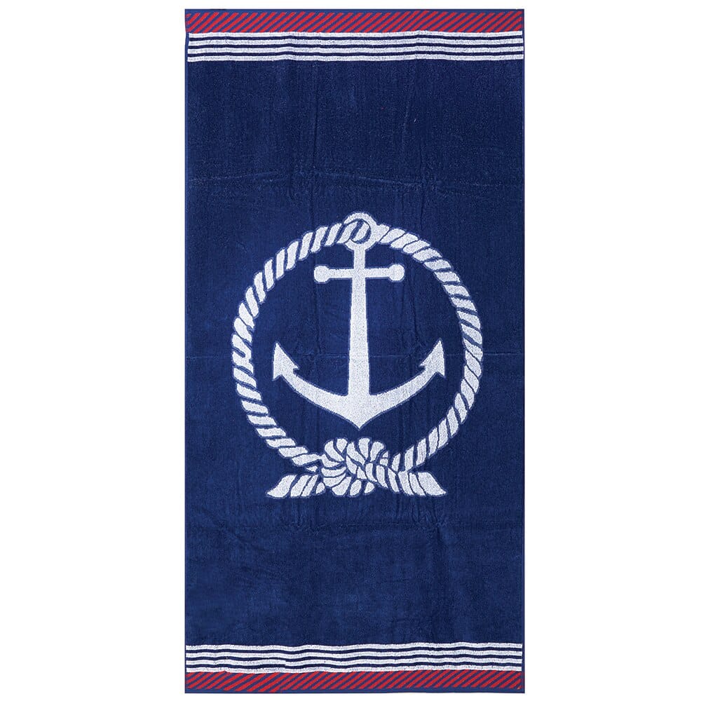 Cotton Printed Beach Towel, 32" x 64"