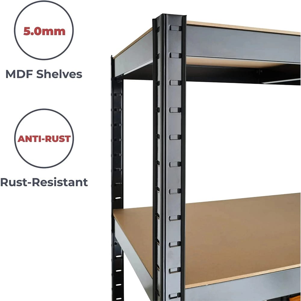 G-Rack 5-Tier Garage Shelving Unit, 47" x 24" x 71", Gray