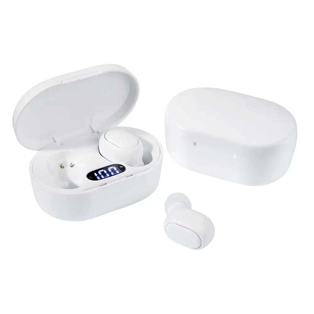 TechBunch Wireless Earbuds, White