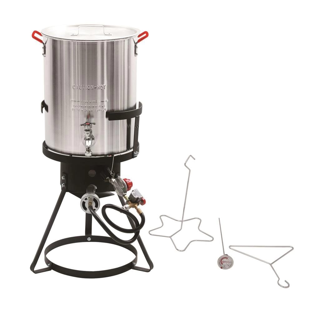 Red Mountain Valley 30 Qt. Propane Gas Turkey Fryer with Spigot