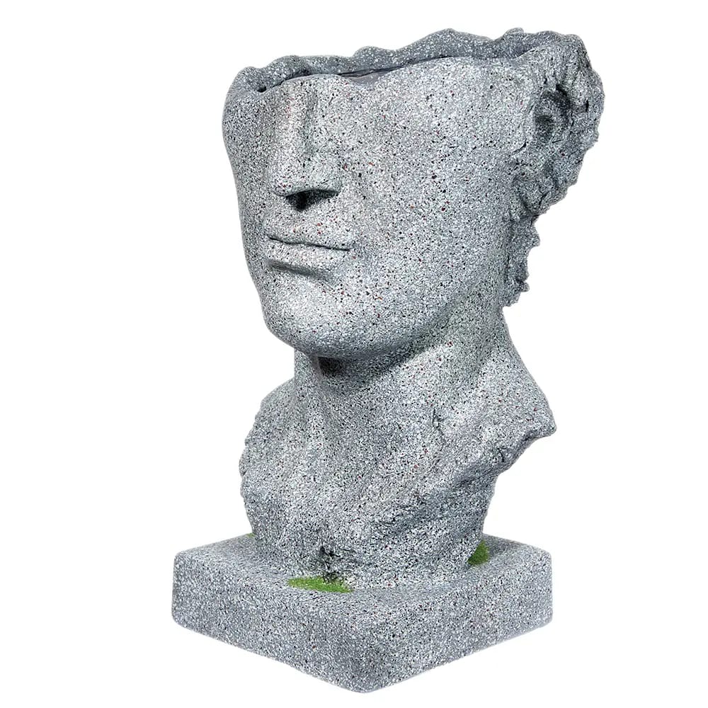 Greek God Open Head Planter, 15"