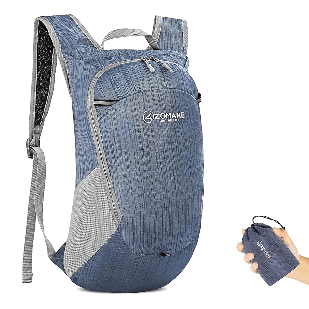 ZOMAKE Ultra Lightweight Packable Backpack, 18L, Navy