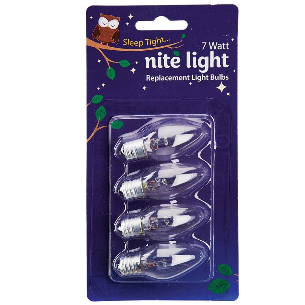 Sleep Tight 7 Watt Replacement Nite Light Bulbs, 4 Count