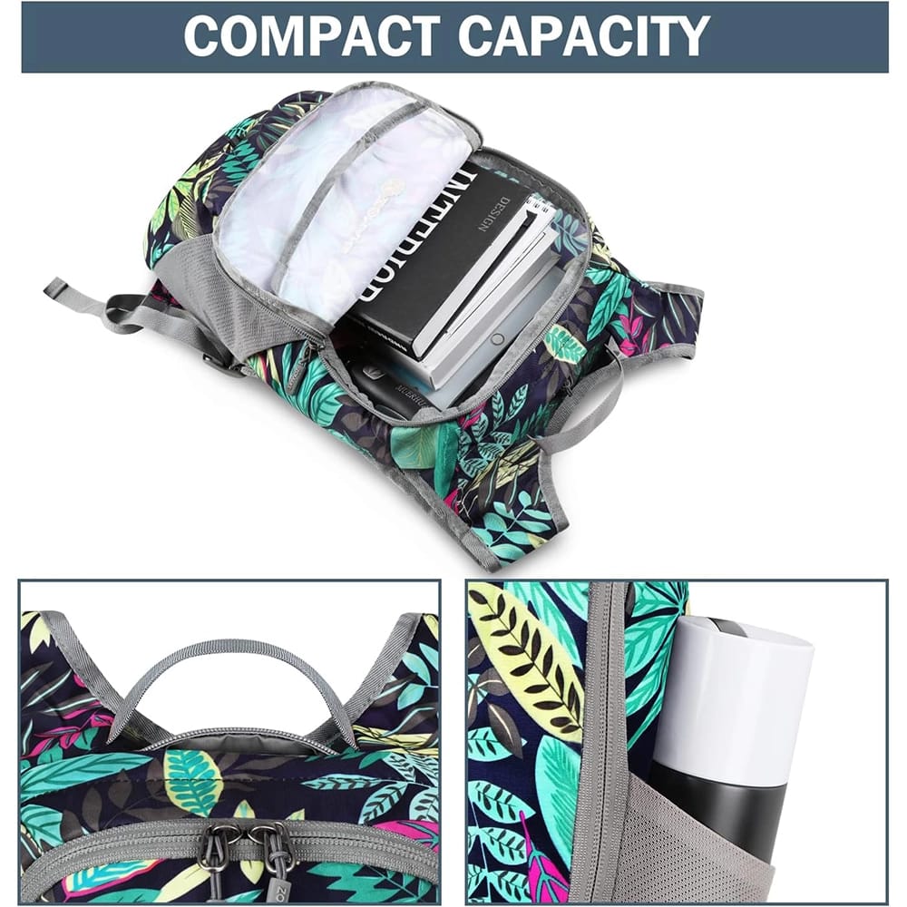 ZOMAKE Ultra Lightweight Packable Backpack, 18L, Multi-Color