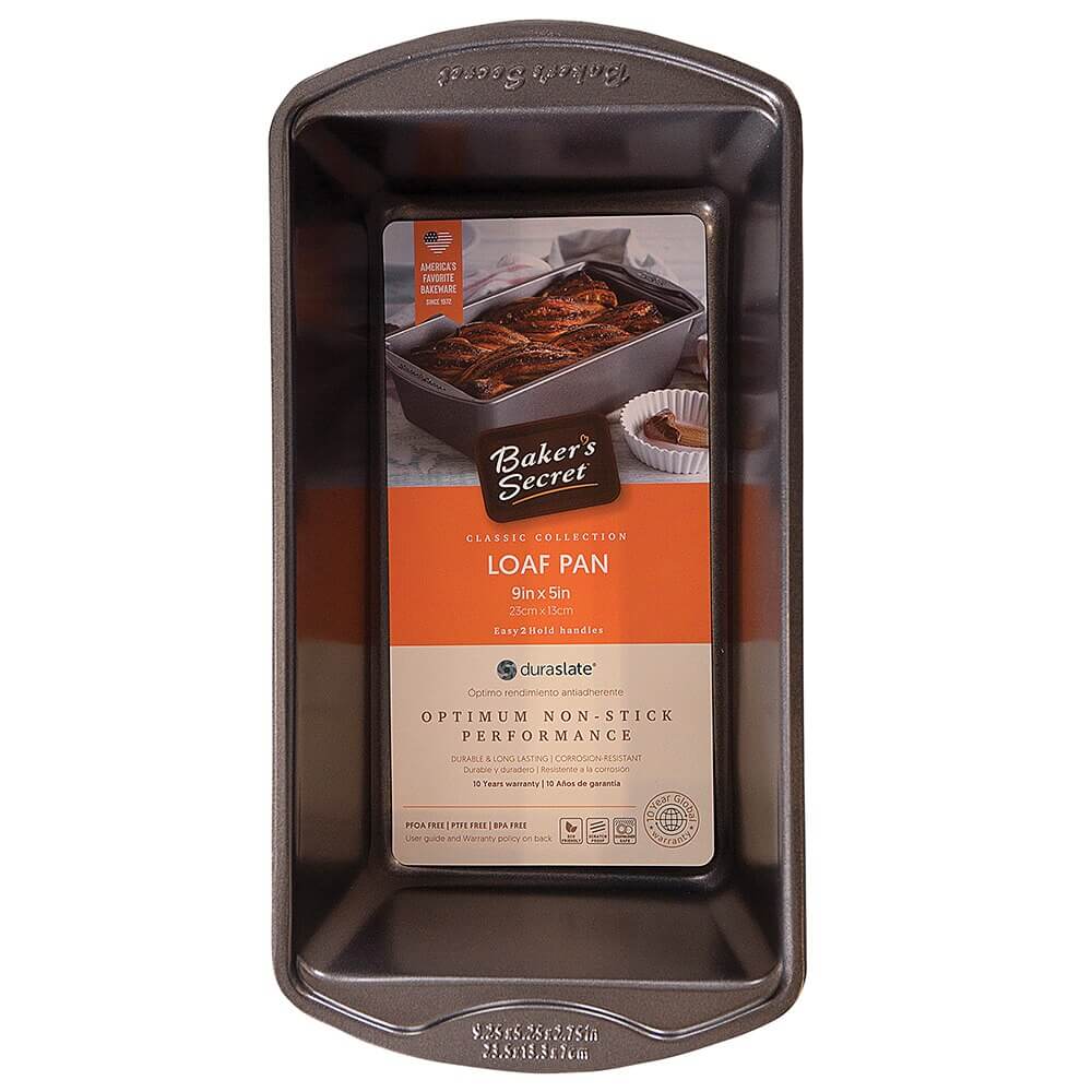 Baker's Secret Classic Collection Loaf Pan, 9"x5"