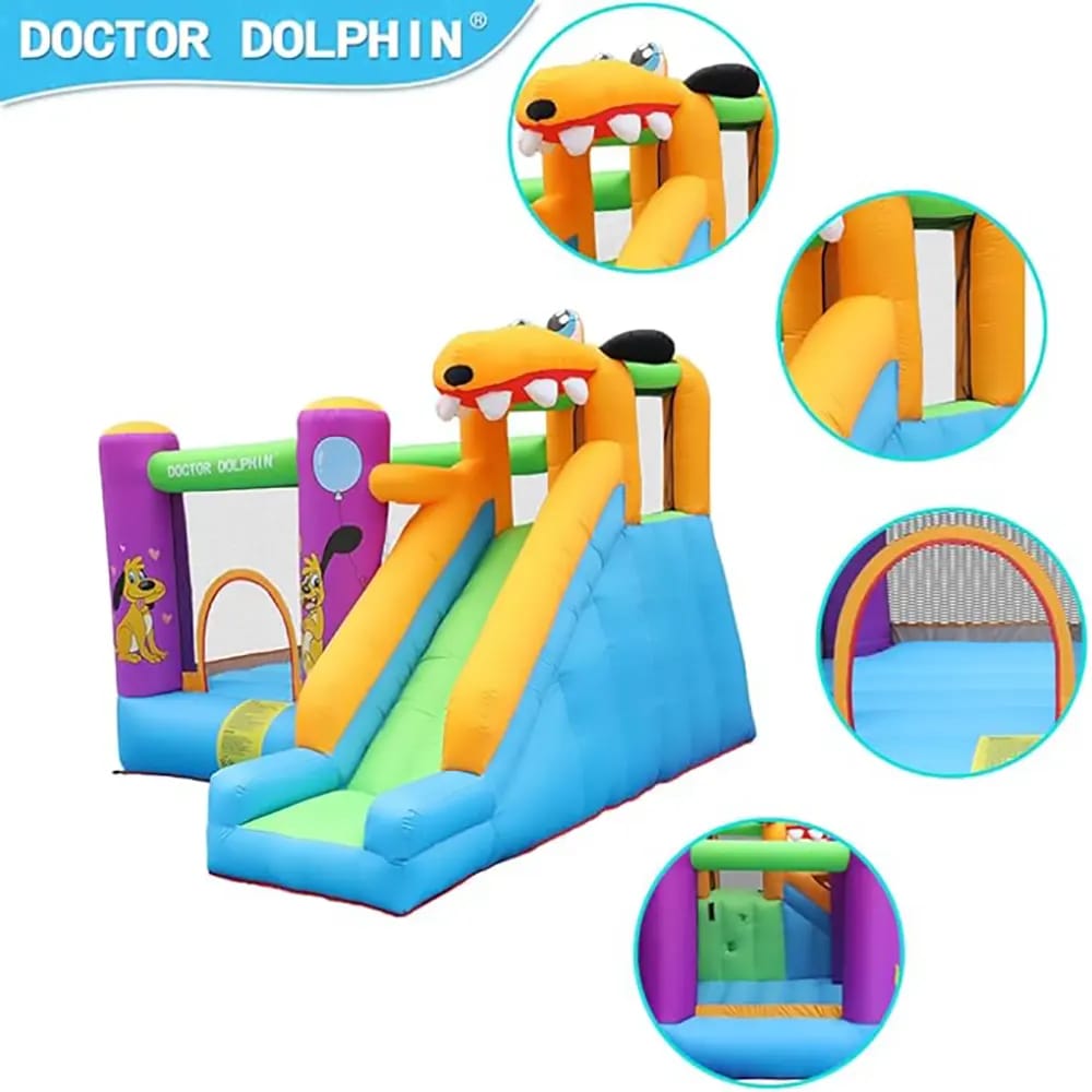 Doctor Dolphin Bounce House with Puppy Slide