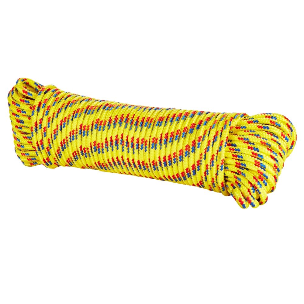 Blackwall Rope Co. 1/4" Diamond Braided Poly Rope, 100'