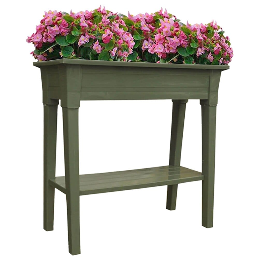 Adams Manufacturing 36" Deluxe Garden Planter, Sage