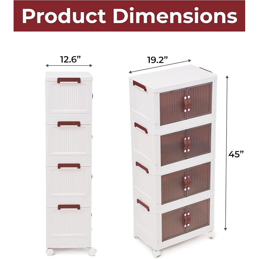 G-Rack Stackable Storage Organizer, Set of 4