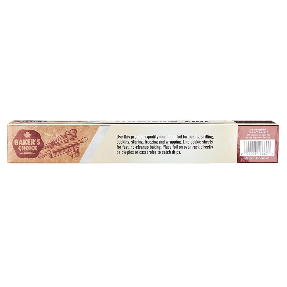 Baker' Choice Premium Quality Aluminum Foil, 75 sq ft