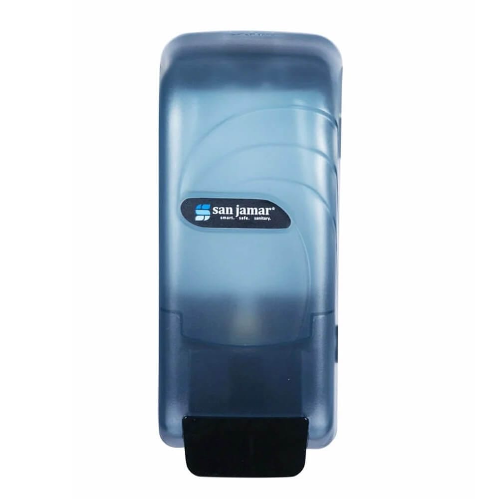 San Jamar Oceans Soap & Hand Sanitizer Dispenser, Arctic Blue