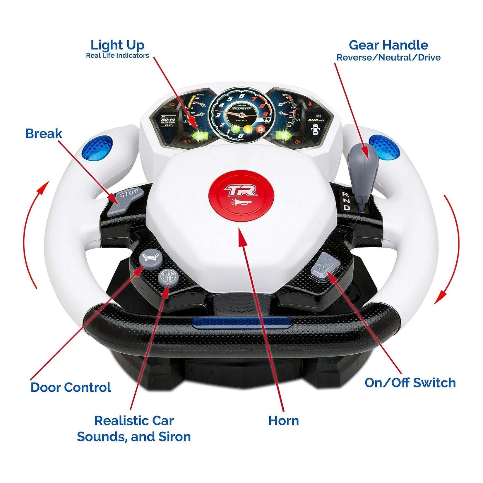 Top Race Remote Control Police Car