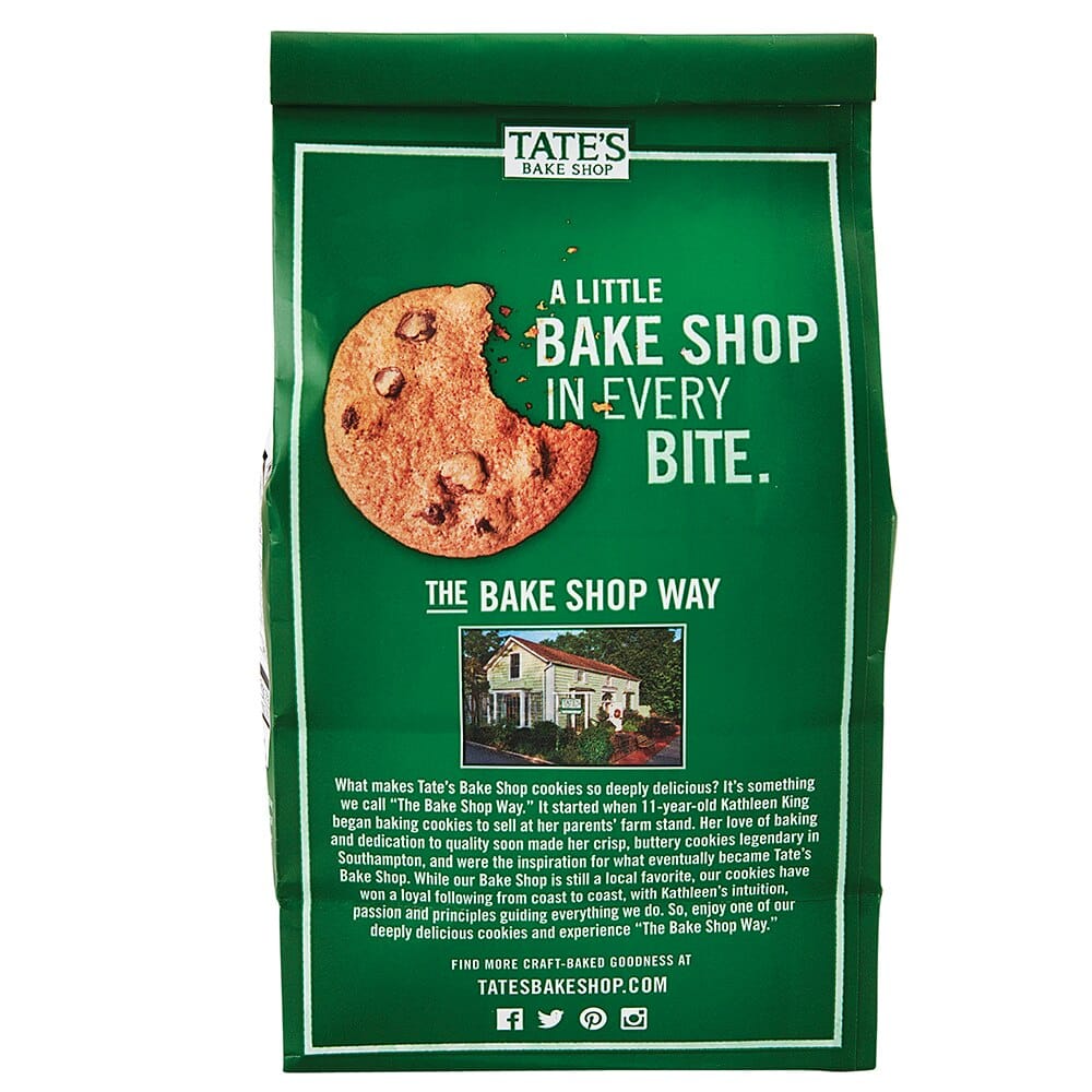 Tate's Bake Shop Chocolate Chip Cookies, 7 oz