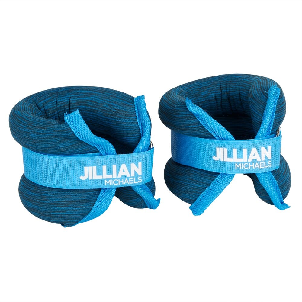 Jillian Michaels Ankle + Wrist Weights 2 lbs Set