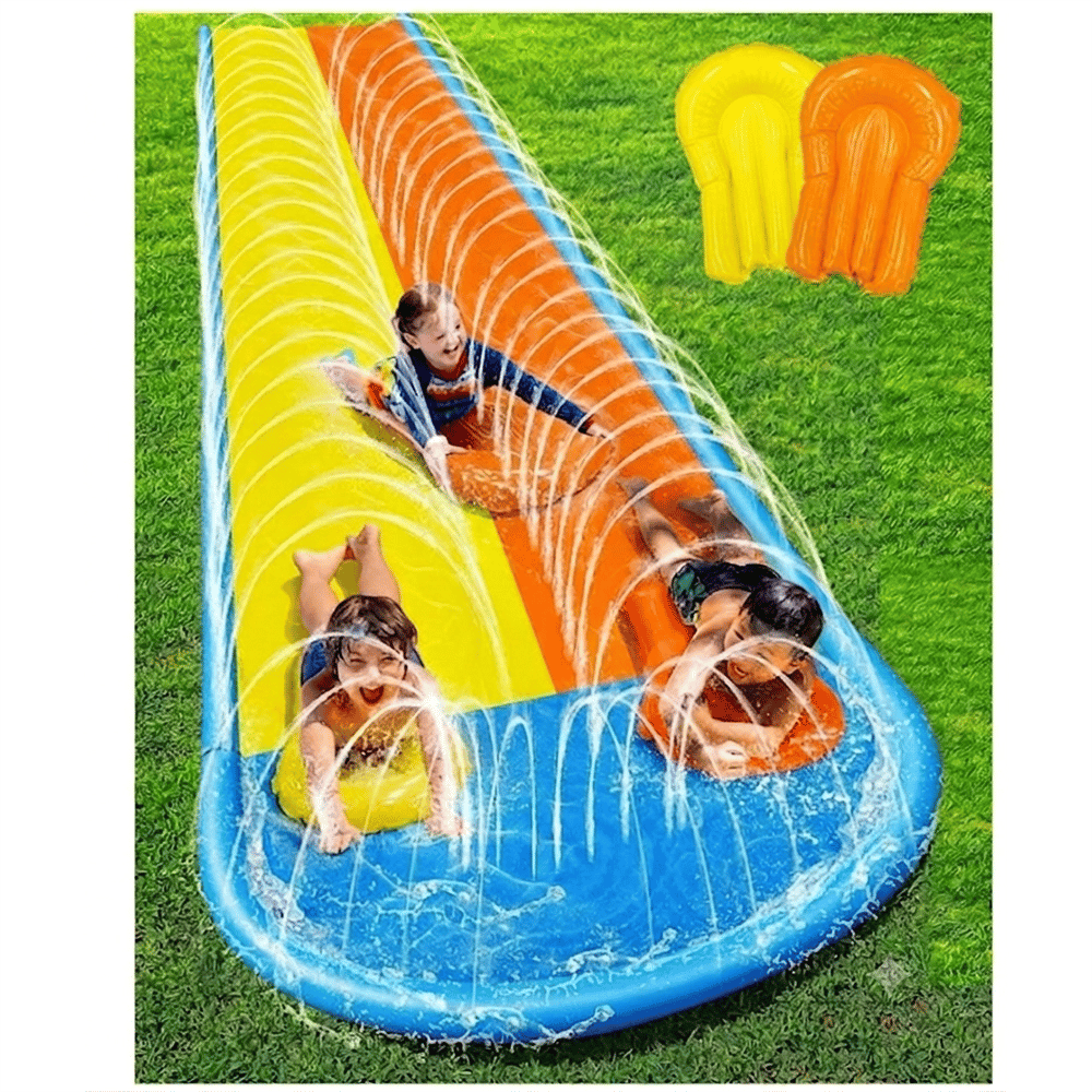 Sunrio 22.5' x 62" Double Lane Water Slide