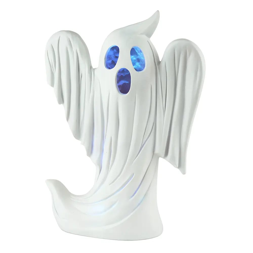 Color-Changing LED Resin Ghost, 16"
