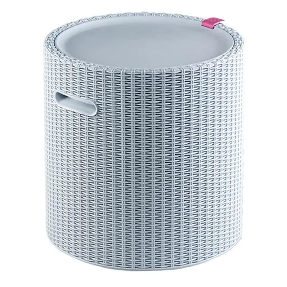 Keter 10.3-Gallon Cooler Side Table, Blue/Gray