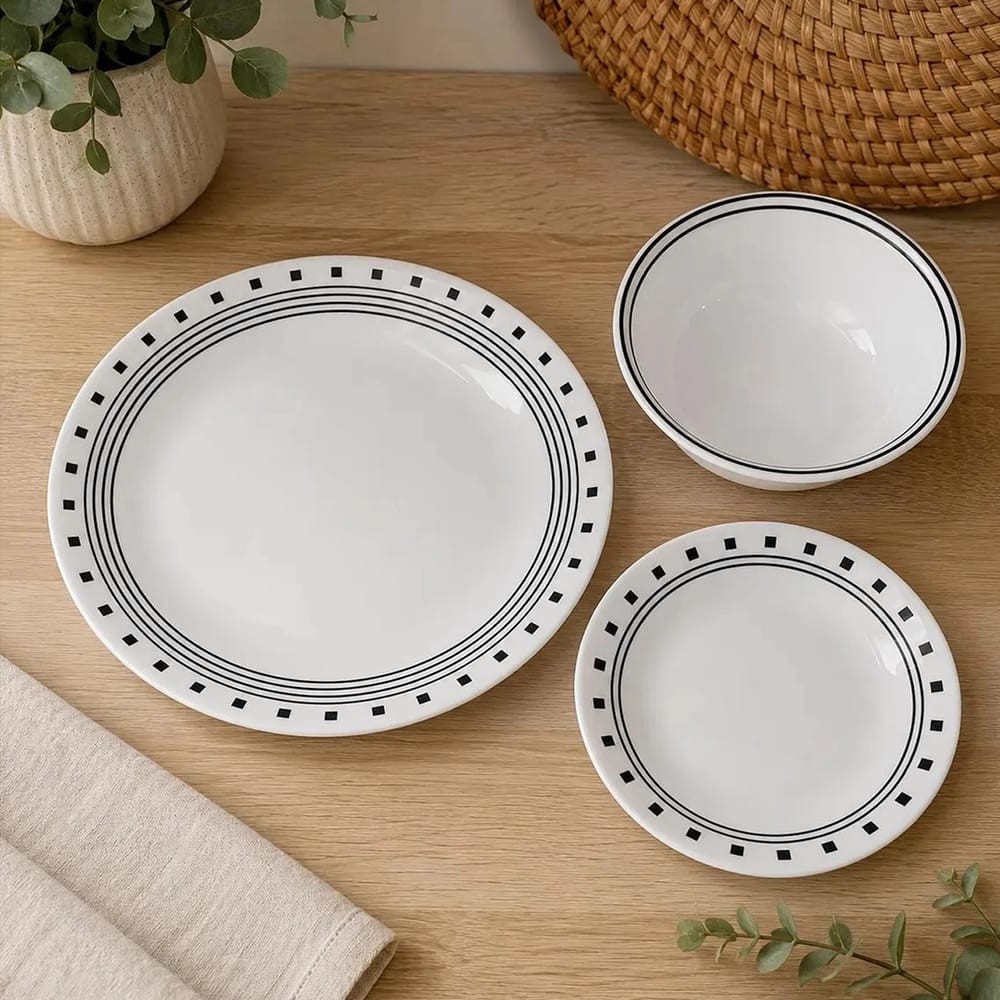Corelle City Block 12-Piece Dinnerware Set