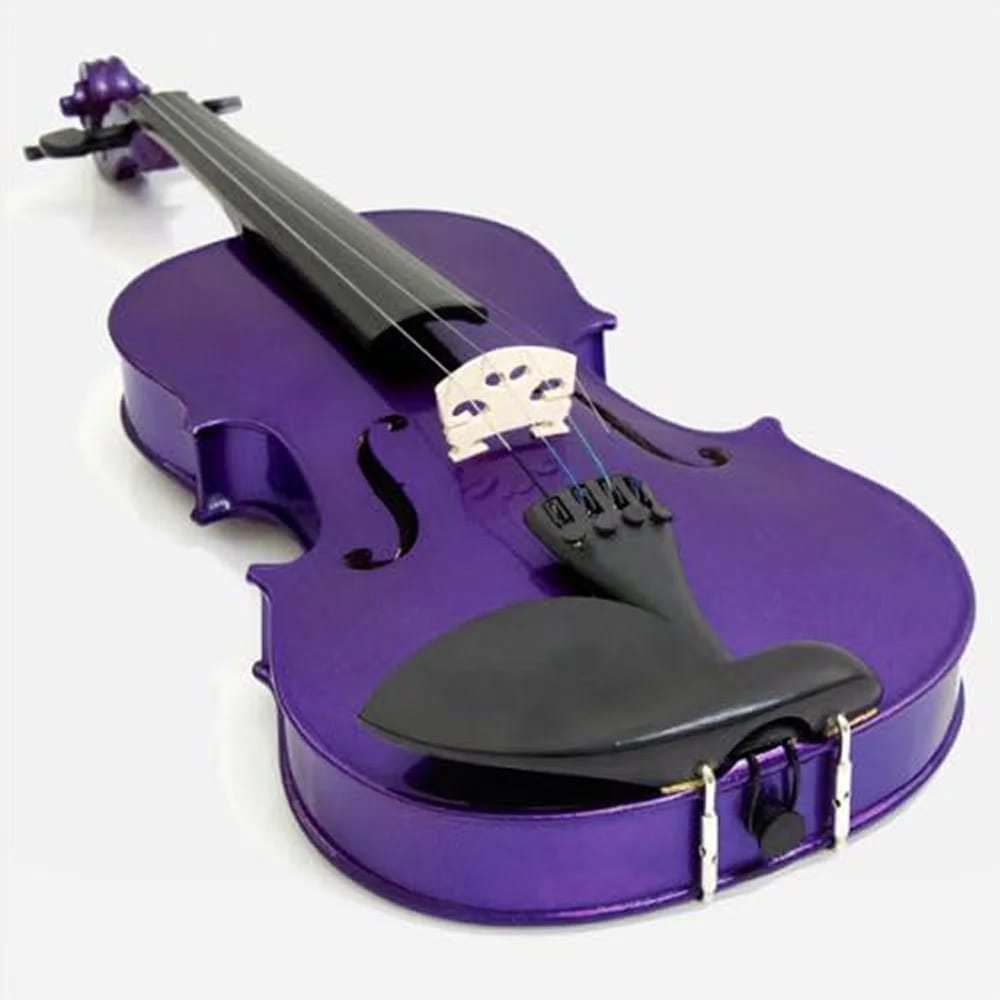 Mendini 16" Solid Wood Viola, Purple