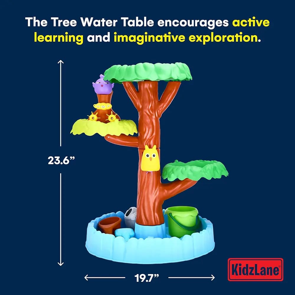 KidzLane Kids 3-Tier Water Playset, 16 Pieces