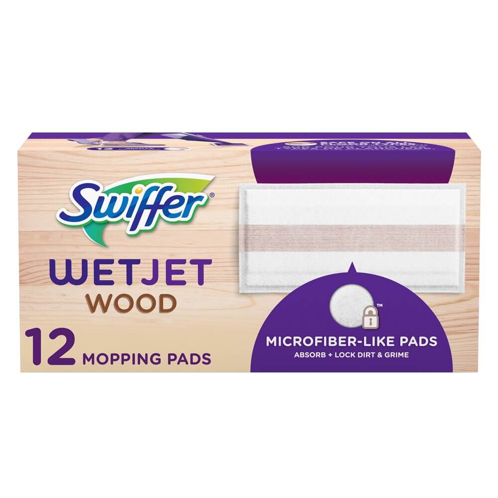 Swiffer WetJet Wood Mopping Pad Refills, 10-count