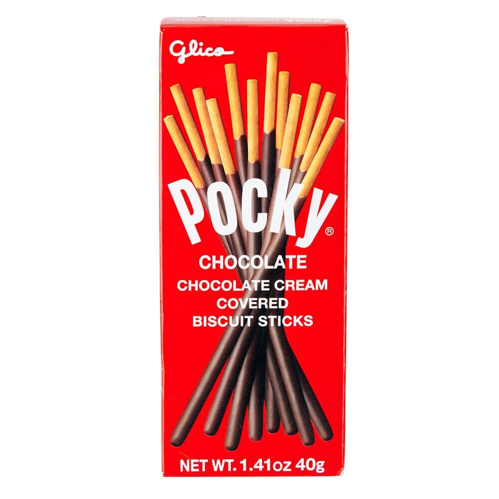 Pocky Chocolate Cream Covered Biscuit Sticks, 1.41 oz