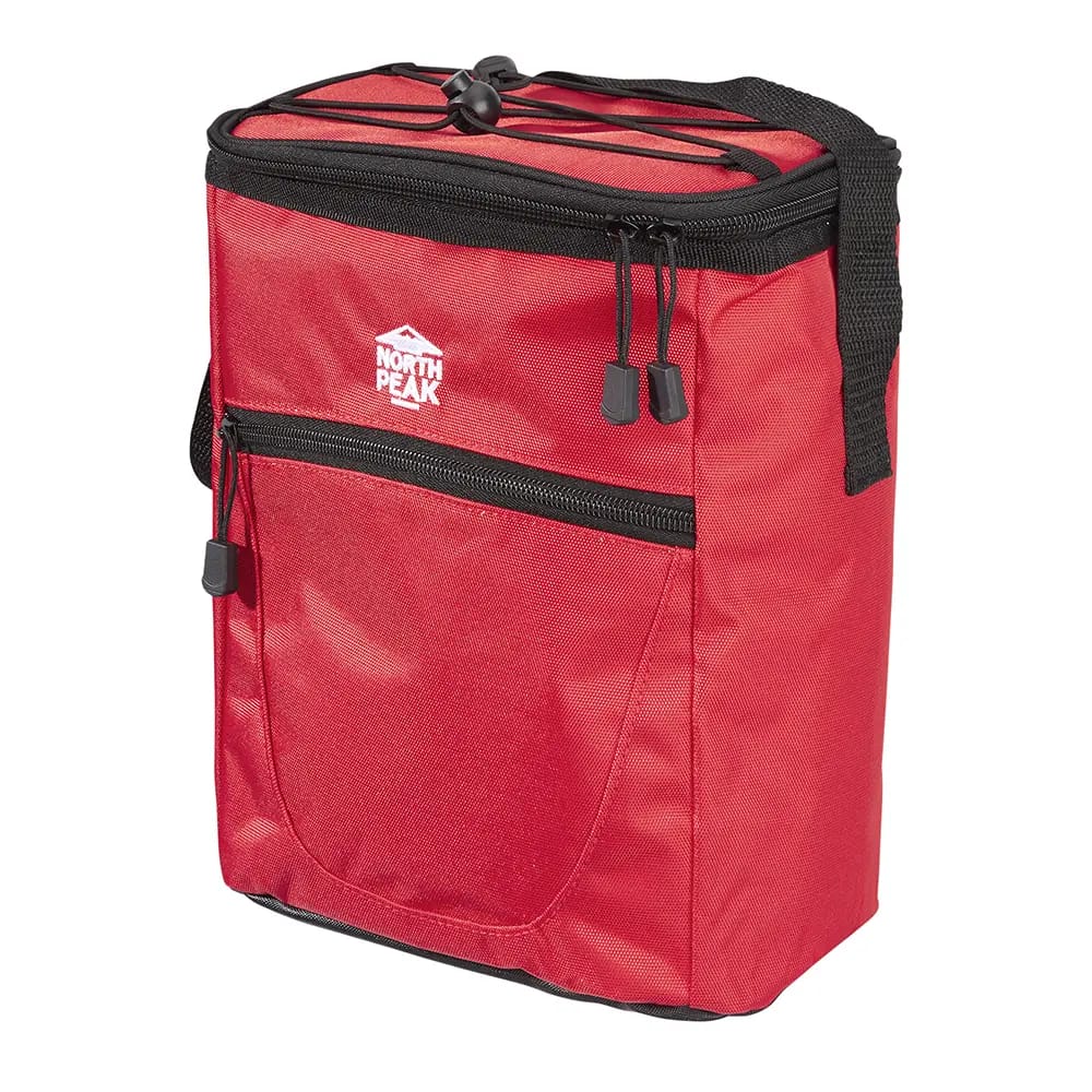 North Peak 12-Can Vertical Cooler, Red