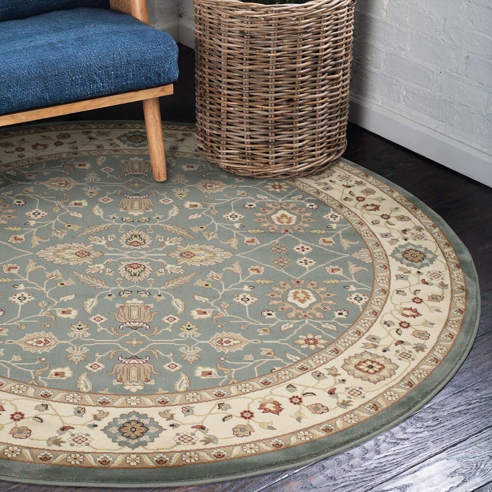 Valencia Area Rug, 5'5" Round 1 Million Point