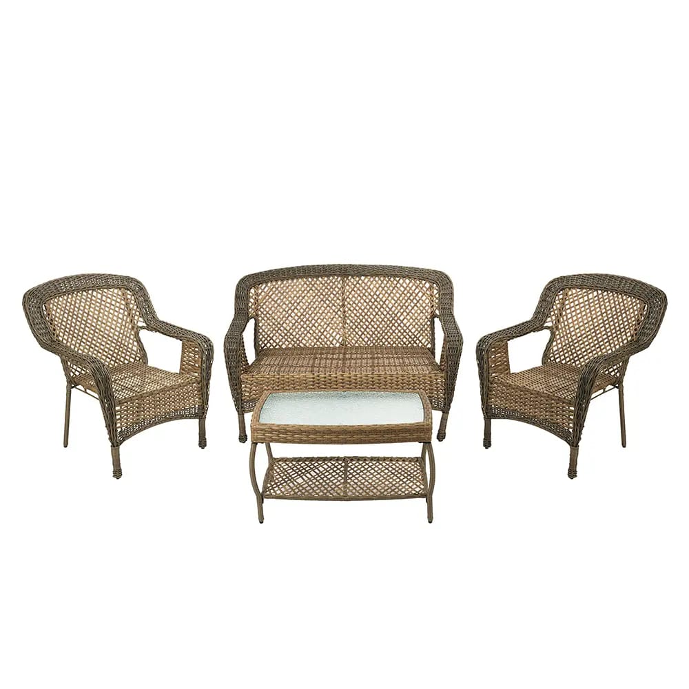 4-Piece Wicker Furniture Set