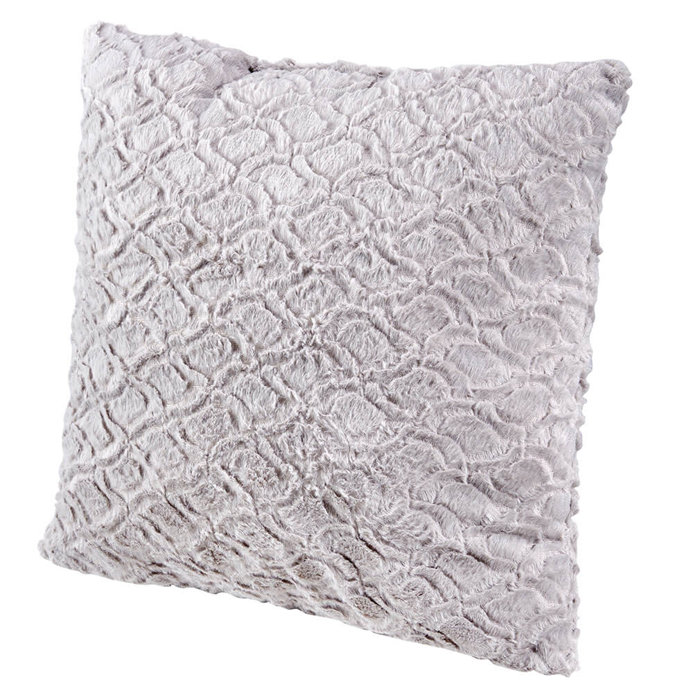 Faux Fur Decorative Throw Pillow, 20"