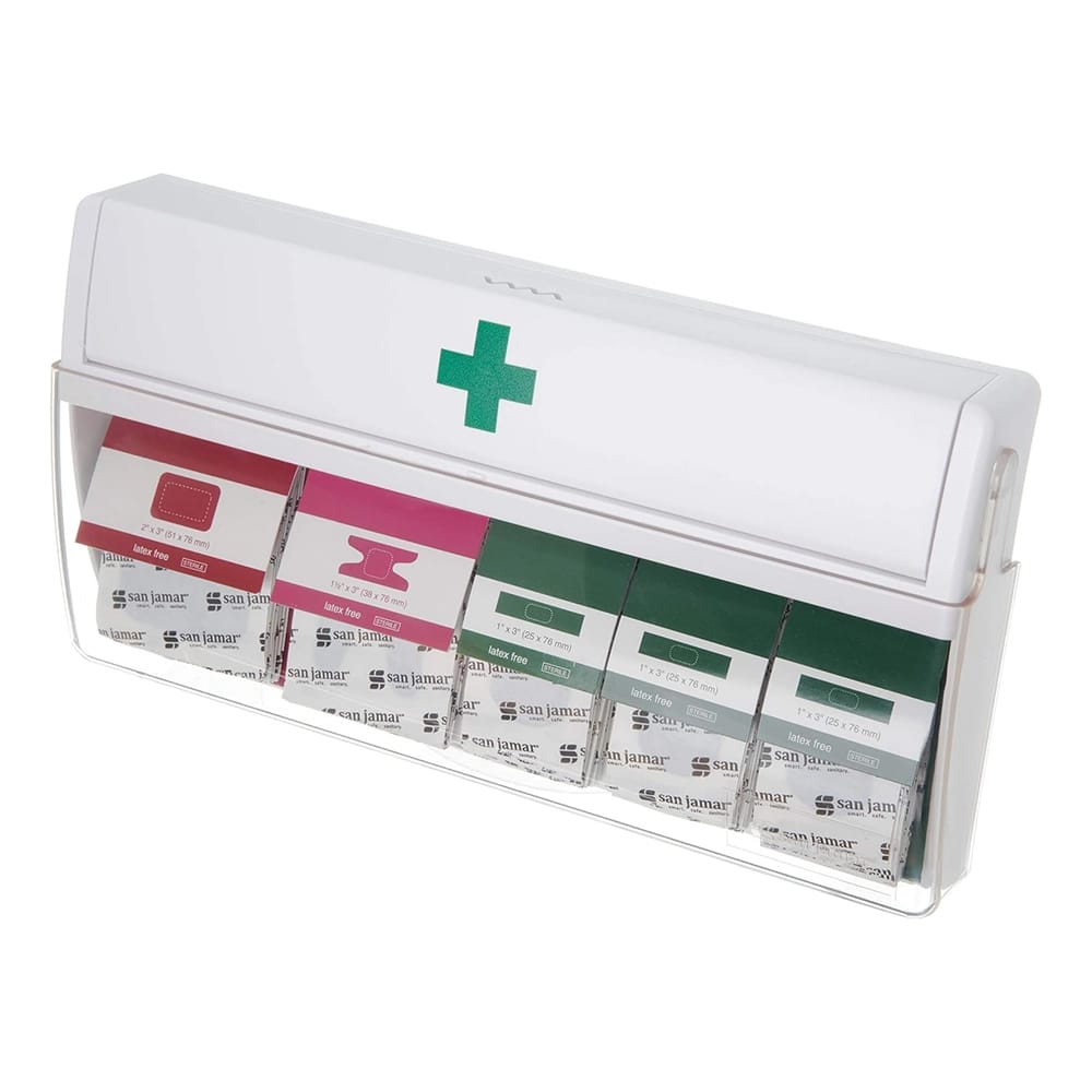 San Jamar Bandage Dispenser, White