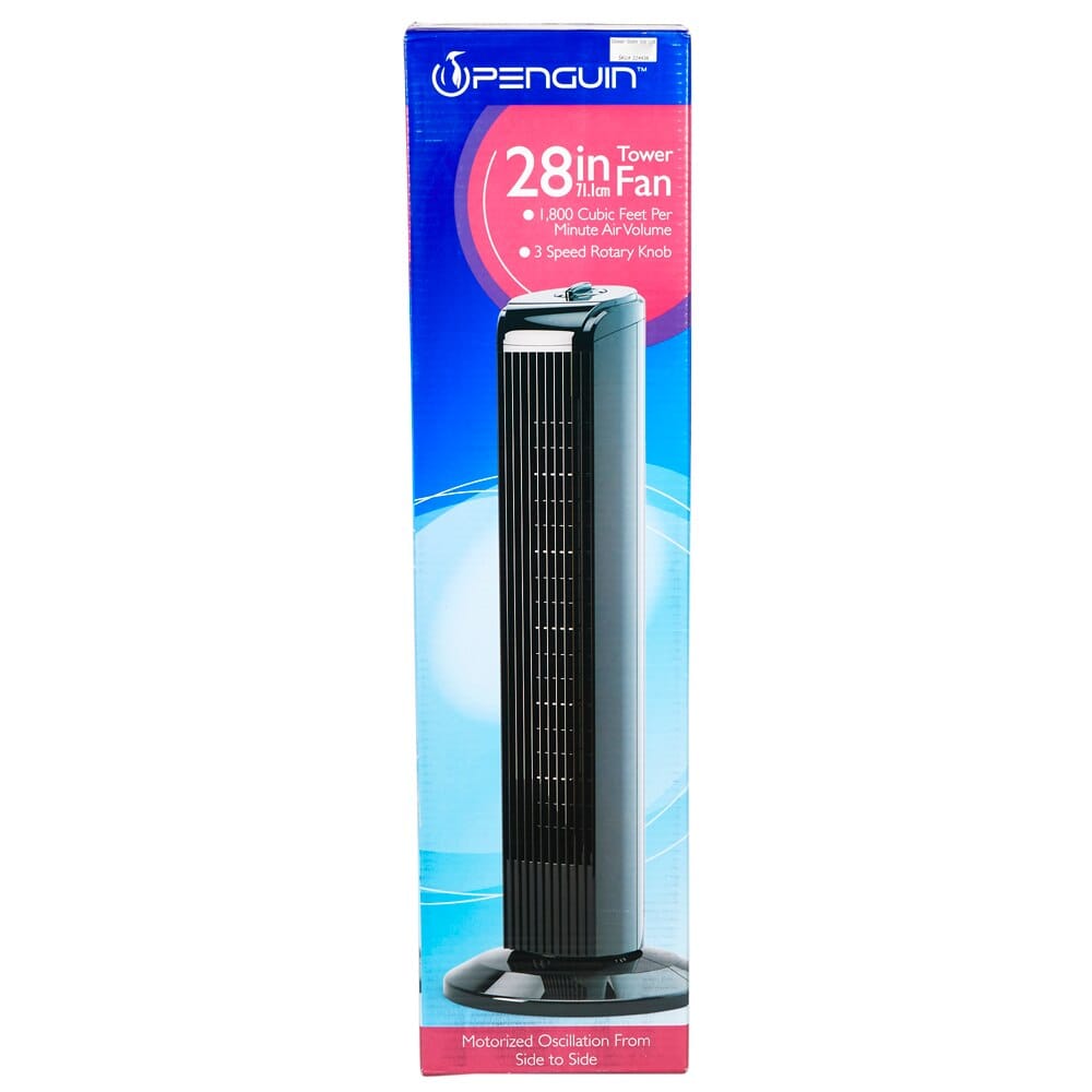Penguin Tower Fan, 28"