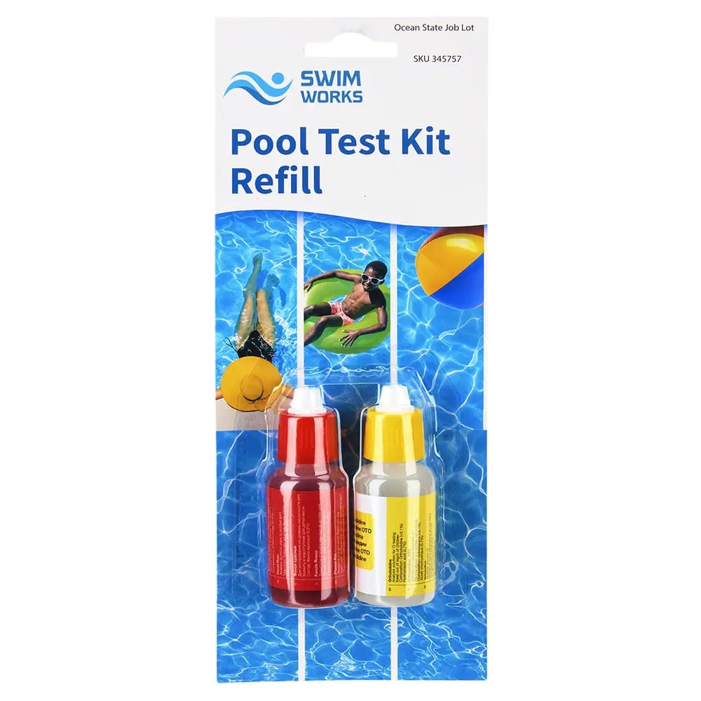 SwimWorks Pool Test Kit Refill, 2-Piece