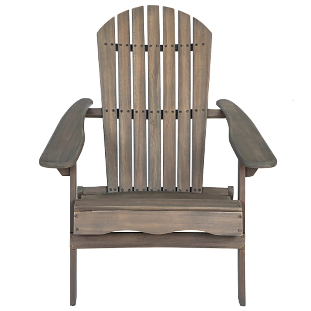 Folding Adirondack Chair, Gray